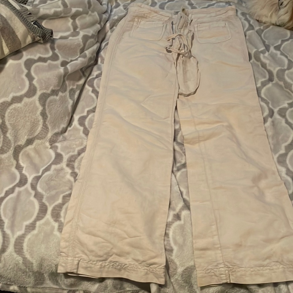 American Eagle linen/cotton pants size 2